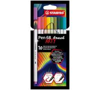 STABILO Pen 68 brush - Premium Fibre-Tip Pen with Brush Tip - ARTY