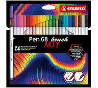 Premium Fibre-Tip Pen - STABILO Pen 68 Brush - Assorted Packs Sets Available