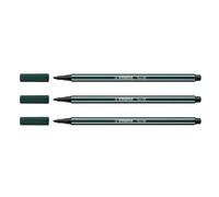 STABILO Pen 68 Drawing Pens Medium Tip 1 mm Pack of 3 Dark English Greenaa