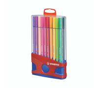 STABILO Pen 68 Mini felt pen Multicolour 20 pc(s)