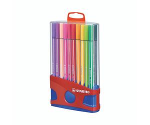 Stabilo Pen 68 Felt Tip Pen AST PK20