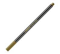 STABILO Pen 68 Metallic Felt-Tip Medium Tip Felt Pen Gold