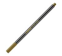 STABILO Pen 68 Metallic Felt-Tip Medium Tip Felt Pen Gold (US IMPORT)