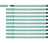 STABILO Pen 68 - Premium Fibre-Tip Pen - Pack of 10 - Eucalyptus