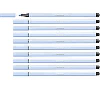STABILO Pen 68 - Premium Fibre-Tip Pen - Pack of 10 - Ice Blue