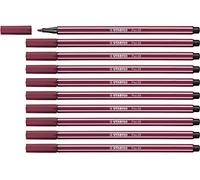 STABILO Pen 68 - Premium Fibre-Tip Pen - Pack of 10 - Purple