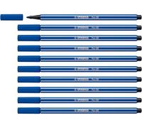 STABILO Pen 68 - Premium Fibre-Tip Pen - Pack of 10 - Ultramarine