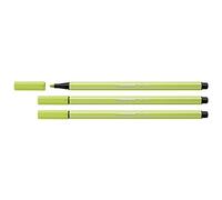 STABILO Pen 68 Set of 3 Felt-Tip Pens Lime Green