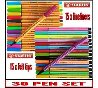 STABILO point 88 - Fineliner - Rollerset of 25 - Assorted Colours