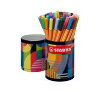 STABILO point 88 - Fineliner - ARTY - Tin of 45 - Assorted Colours
