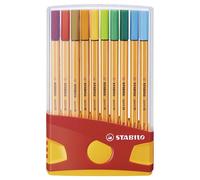 STABILO point 88 - Fineliner - ColorParade - Pack of 20 - Assorted Colours