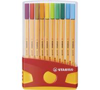 STABILO point 88 - Fineliner - ColorParade - Pack of 20 - Assorted Colours