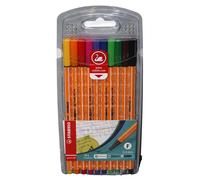 Stabilo Point 8810 Fine 0.4mm Fineliner - Assorted Colours (10 Pack)
