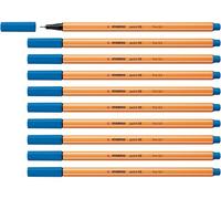 STABILO point 88 - Fineliner - Pack of 10 - Blue