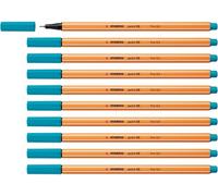 STABILO point 88 - Fineliner - Pack of 10 - Light Blue