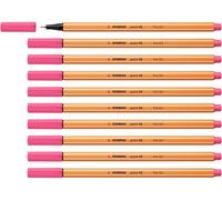 STABILO point 88 - Fineliner - Pack of 10 - Light Pink