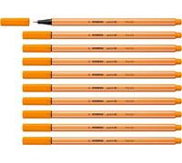STABILO point 88 - Fineliner - Pack of 10 - Orange