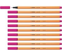 STABILO point 88 - Fineliner - Pack of 10 - Pink