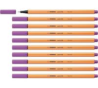 STABILO point 88 - Fineliner - Pack of 10 - Plum