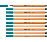 STABILO point 88 - Fineliner - Pack of 10 - Turquoise