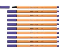 STABILO point 88 - Fineliner - Pack of 10 - Violet