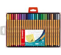 STABILO point 88 - Fineliner - Pack of 25 - Assorted Colours