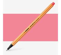 Stabilo : Point 88 : Fineliner Pen : 0.4mm : Fluorescent Red