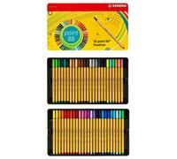 STABILO point 88 - Fineliner | Tin of 50 - Assorted Colours
