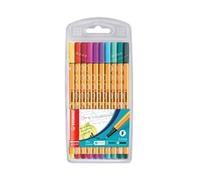 Stabilo Point 88 Fineliner Pen Wallet Assorted (Pack of 10) 8810