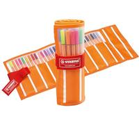 STABILO point 88 - Fineliner - Rollerset of 30 - Assorted Colours including 5 Neon Colours