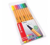 Stabilo Point 88 Fineliner Wallet of 8 Assorted Pastel Colours 88/8-01