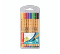 Stabilo Point 88 Fineliner Pen Wallet Assorted (Pack of 10) 8810