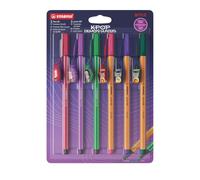 STABILO point 88 + Pen 68 KPop Demon Hunters | Fineliner + Premium Fibre-Tip Pen - Blister of 6 - with Assorted Characters Designs