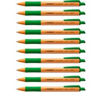 STABILO Ballpoint Pen pointball – Green – Box of 10