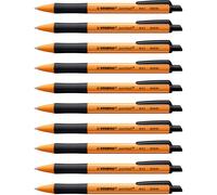 STABILO pointball - Ballpoint Pen - Pack of 10 - Black
