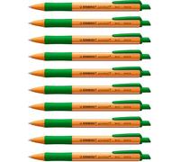 Ballpoint - STABILO pointball Green Box of 10