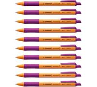 STABILO pointball - Ballpoint Pen - Pack of 10 - Lilac
