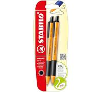 Ballpoint -STABILO pointball Black Pack of 2
