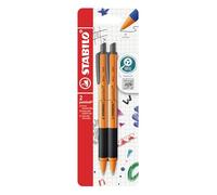Ballpoint -STABILO pointball Black Pack of 2