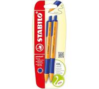 STABILO pointball - Ballpoint Pen - Pack of 2 - Blue