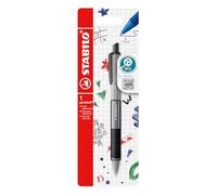 STABILO pointball colorful - Ballpoint Pen - Pack of 1 - Dark Grey with Black Ink
