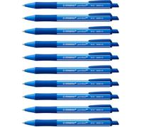 STABILO pointball colorful - Ballpoint Pen - Pack of 10 - Ultramarine with Blue Ink