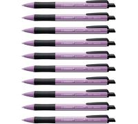 STABILO pointball NatureCOLORS Wildflower Edition - Ballpoint Pen - Pack of 10 - Grey Violet with Blue Ink