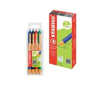 Stabilo Pointball Retractable Ballpoint Pen Black (Pack of 10) 6030/46