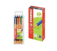 Stabilo Pointball Retractable Ballpoint Pen Blue (Pack of 10) 6030/41
