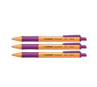 STABILO pointball Retractable Ballpoint Pen 0.5 mm Lilac
