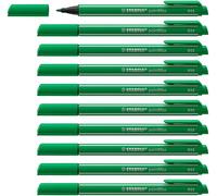 STABILO PointMax Nylon Tip Fineliner - 0.8mm - Pack of 10 - Green - 488/36