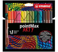 Fineliner - STABILO pointMax ARTY - Assorted Pack Sizes - Assorted Colours