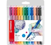 STABILO pointMax - Nylon-Tip Sign Pen - Pack of 12 - Assorted Colours