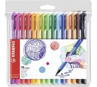 Nylon Tip Writing Pen - STABILO pointMax - 15 pack - Assorted Colours